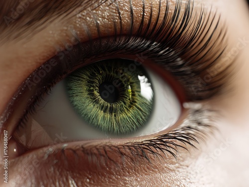 Close-up of a human eye wit...