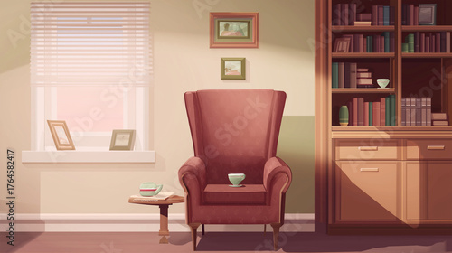 Wallpaper Mural Cozy Reading Nook Torontodigital.ca