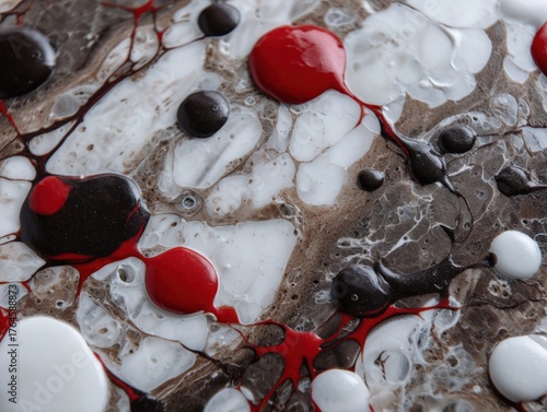 Abstract image featuring re...