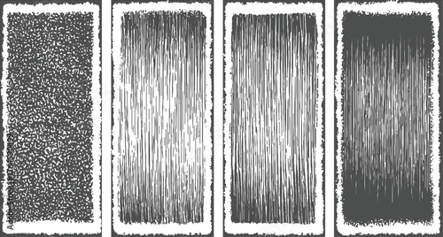 Set of grunges noise line set Vintage Lines Textures. Full-page old-line texture Grid spotted pattern. Abstract grunge lined texture. Distressed uneven vectors design on transparent 