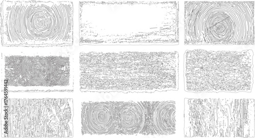 black and white texture set of different grain noise dots dust textures set of hand drawn ink pattern, Distressed overlay scratched grunge urban vector design on transparent background.
