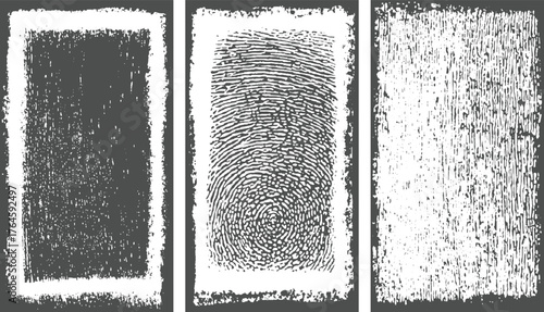 Grunge Border Texture Pack – Rough Distressed Frame Overlay in Black and White dirt overlay or screen effect use for vintage style. vector design on transparent background.