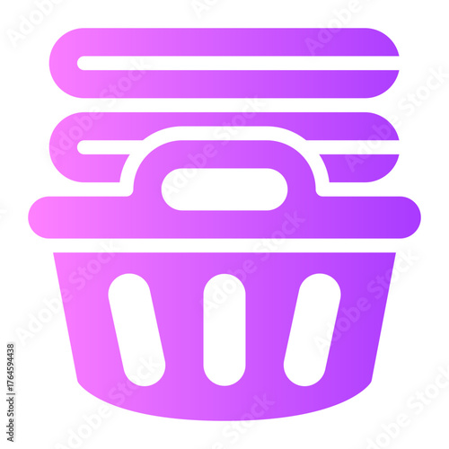 basket gradient icon