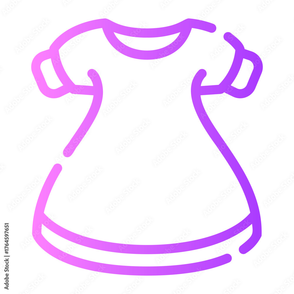 Obraz premium dress gradient icon