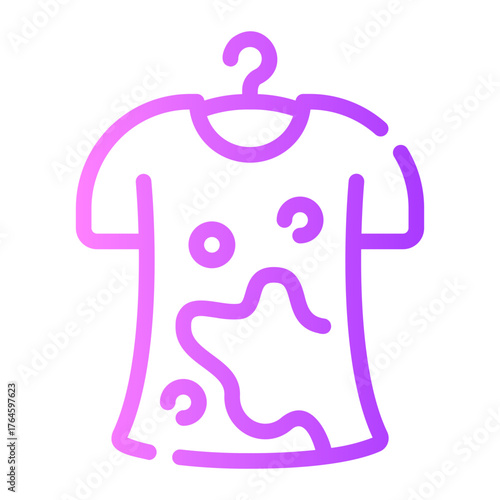 clothes gradient icon