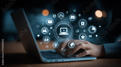 Virtual Digital Ads Campaign Concept