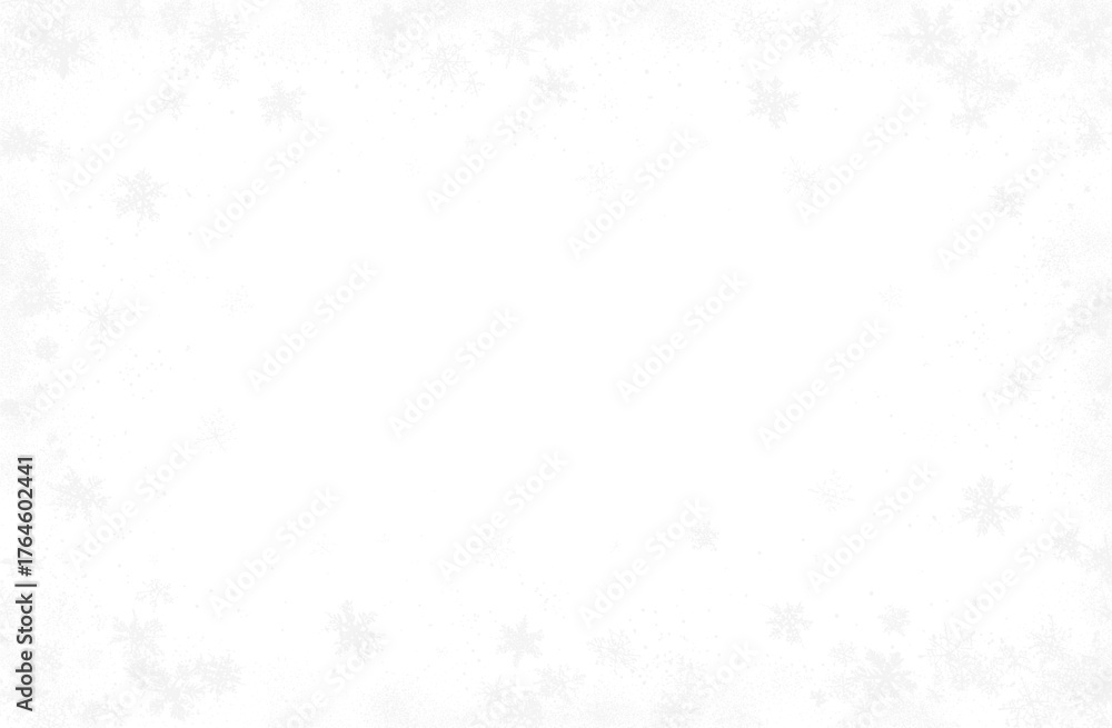 Fototapeta premium Frostwork. Decorative ice crystals frame on transparent background