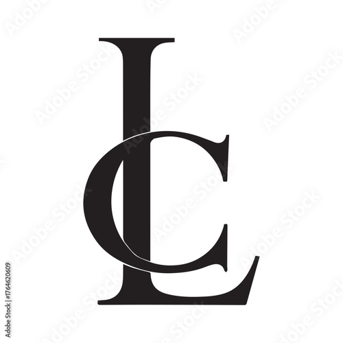 Monoline CL Monogram Logo Representing Continuous Flow and Luxury Simplicity