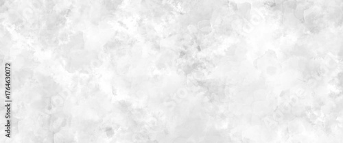 Abstract background with white paper texture and gray watercolor background. Gray watercolor wash on white, art abstract surface grey watercolor painting textured. Gray or white closeup marble, stone