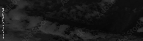 Dust sand soil smoke cloud particles isolated on transparent white background. Panorama of black sky and white cloud nature background. View on night white fluffy clouds as background, texture