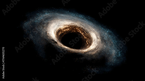 An artist's rendition of a black hole, an awe-inspiring celestial phenomenon