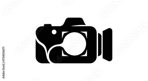 Camera icon representing photography and videography equipment for capturing moments and memories.