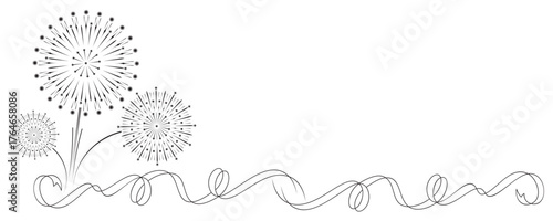 fireworks for happy new year vector 1.eps