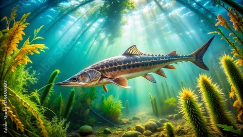 Sturgeon Fish Ecosystem Indicator:  Healthy Aquatic Food Web & Water Quality
