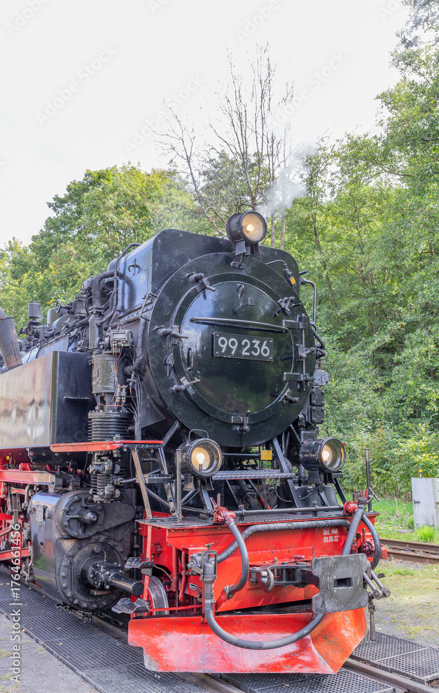 Obraz premium Harzer Schmalspurbahn in Quedlinburg, Deutschland