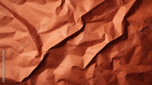 Wallpaper Mural Abstract textured copper foil with wrinkled surface and metallic finish in studio environment Torontodigital.ca