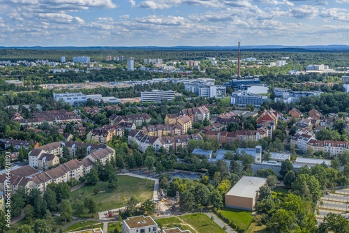 Die Metropolregion Nürnberg im Luftbild, Blick auf Nürnberg-Süd im Stadtteil Langwasser