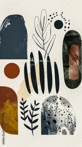 Image shows different shapes and sizes of leaves, great for backgrounds or nature-inspired designs