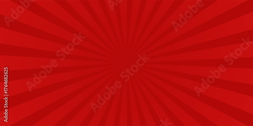 Comic background with red color, vector ilustration