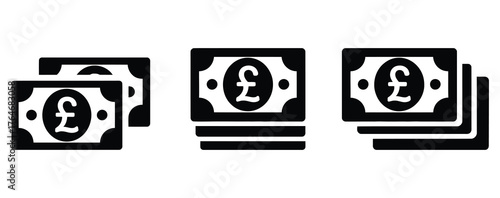 Unlock financial success with iconic pound sterling currency illustrations for your business, investments, and global finance projects, showcasing prosperity and economic growth