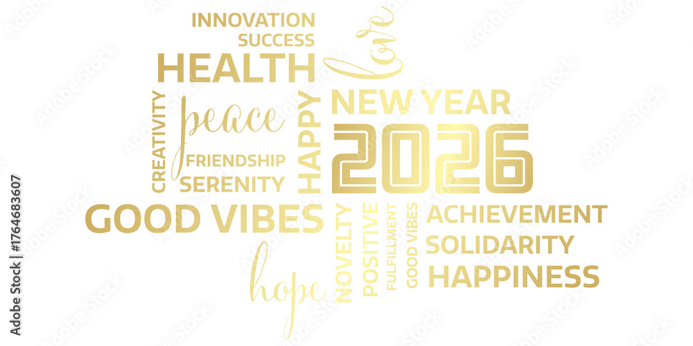 Obraz premium New Year 2026