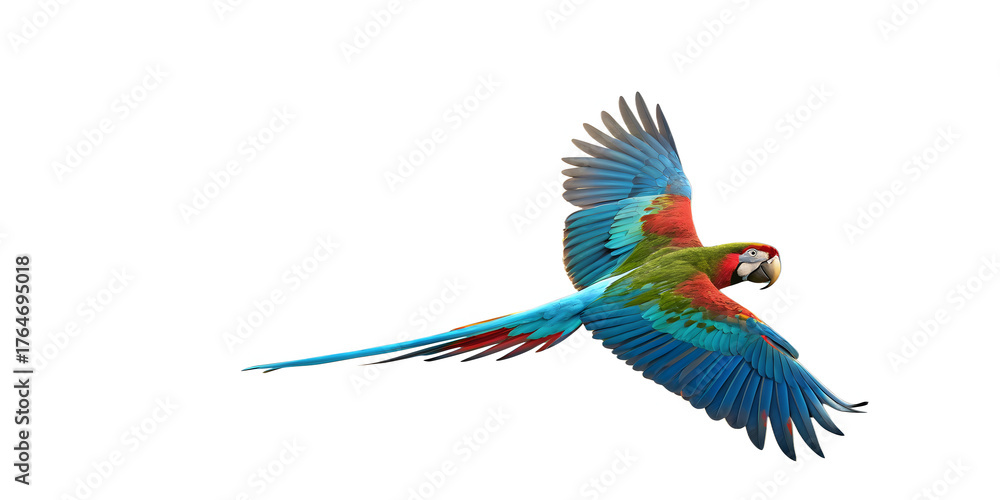 Fototapeta premium isolated peacock feather