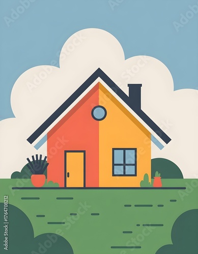 house in the countryside