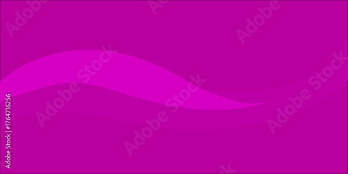 Bright pink and purple abstract background with flowing waves and a gradient of pink hearts illustration