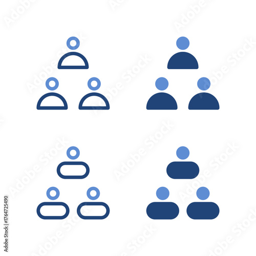Team icon vector. Group icon. Teamwork icon. People icon.