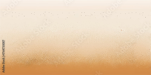 Brown grunge old paper texture with abstract orange and yellow liquid pattern
