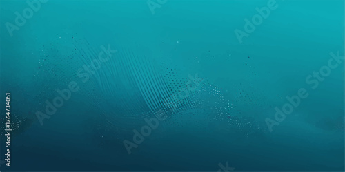 Deep blue ocean view of an abstract underwater coral reef map with sunlight texture