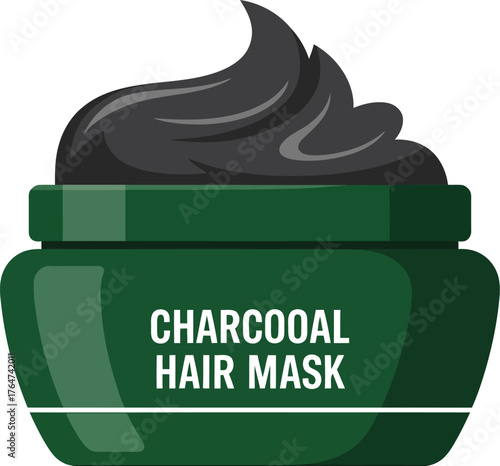 Buy charcoal hair mask for deep cleansing and revitalizing hair online