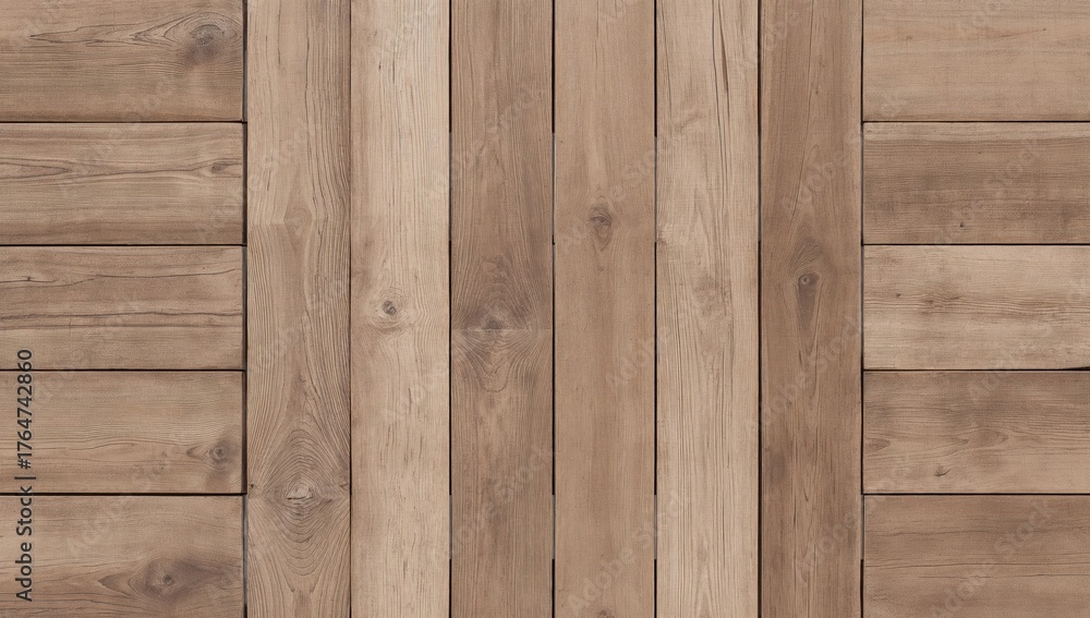 Obraz premium Rustic wooden plank surface with natural texture and abstract pattern