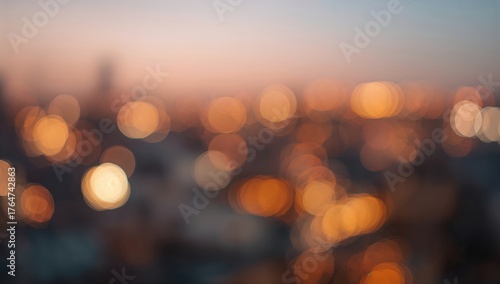 Abstract blurred light background with bokeh effect
