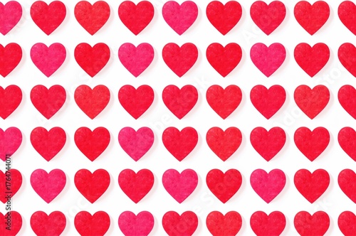 Seamless pattern featuring heart shapes for a romantic celebration