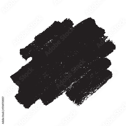 Brush paint stroke texture swatch Hand painted background Ink scribble dab clipart Paint smudge for tags and stamps design