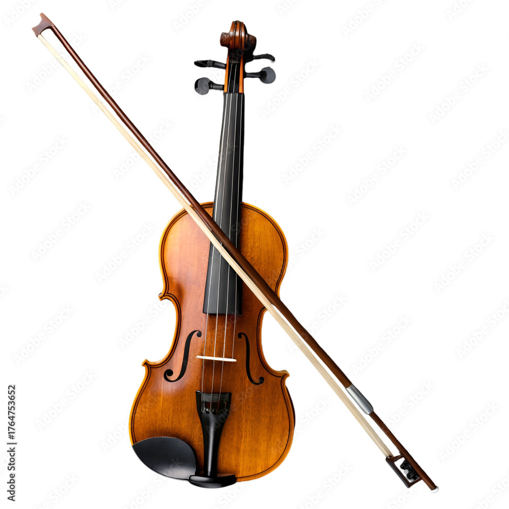 Fototapeta premium violin isolated on white