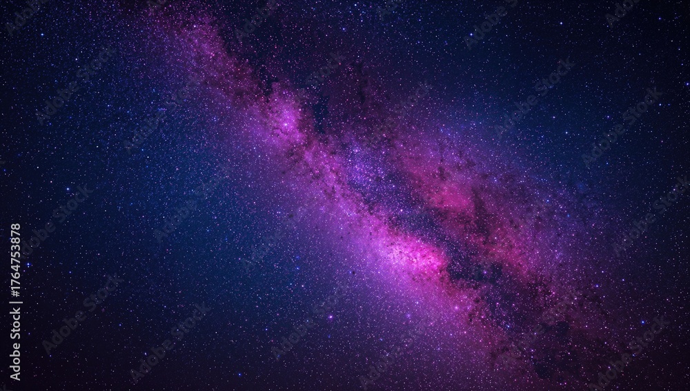 Fototapeta premium Lifelike celestial bodies and colorful nebulas created with AI technology