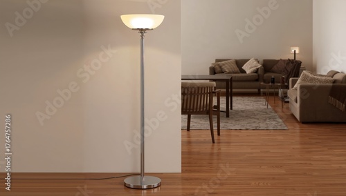 Contemporary standing light fixture