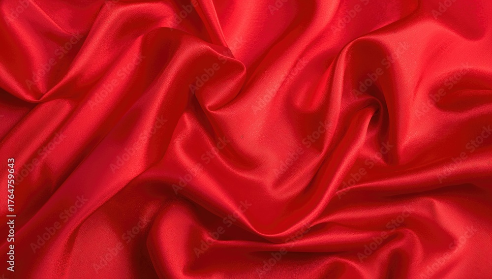 Obraz premium Background texture featuring a waving red fabric