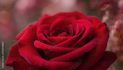 Extreme close-up of a vivid...