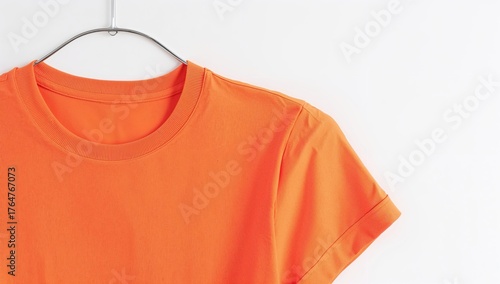 Cotton orange tee suspended...