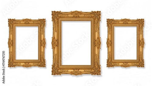 Collection of three golden ...