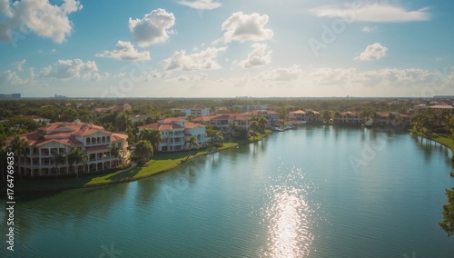 Aerial Drone View of a Scen...