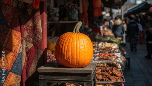 Gourd displayed at an Asian...