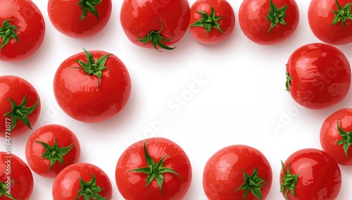 Collection of ripe red toma...