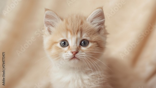 Wallpaper Mural Cream-colored oriental kitten Torontodigital.ca