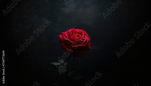 Stunning Scarlet Rose Captu...