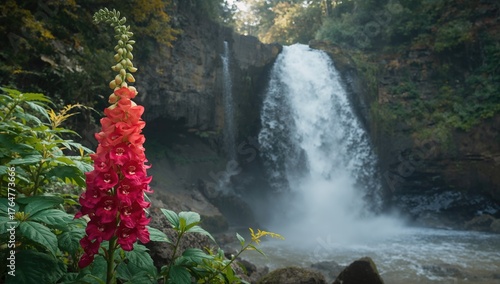 Waterfall with a Snapdragon...