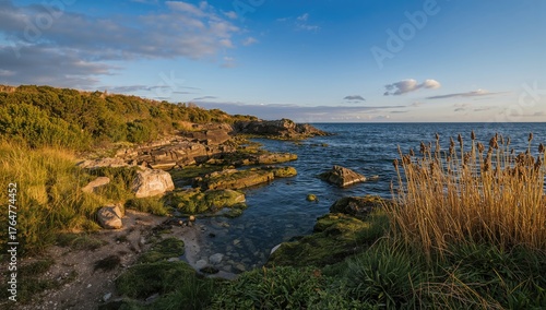 Evening coastal view showca...
